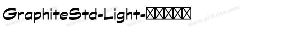 GraphiteStd-Light字体转换