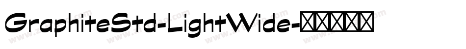 GraphiteStd-LightWide字体转换