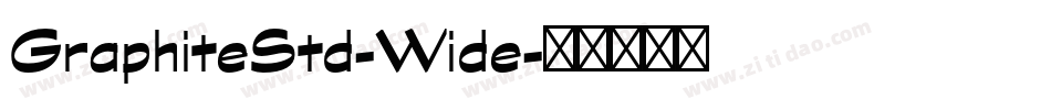 GraphiteStd-Wide字体转换