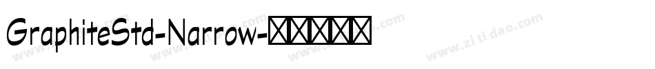 GraphiteStd-Narrow字体转换