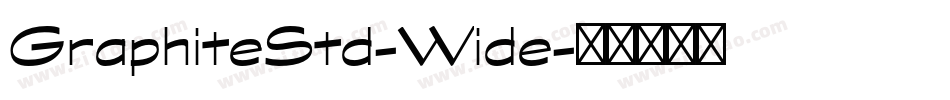 GraphiteStd-Wide字体转换