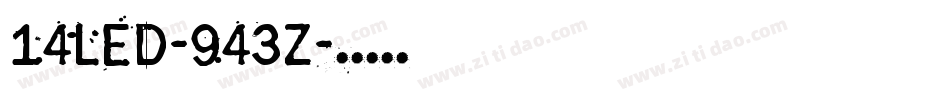 14Led-943Z字体转换