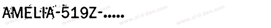 Amelia-519z字体转换