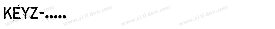 KeyZ字体转换