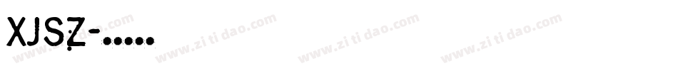 xjsz字体转换