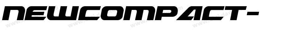 NewCompact字体转换
