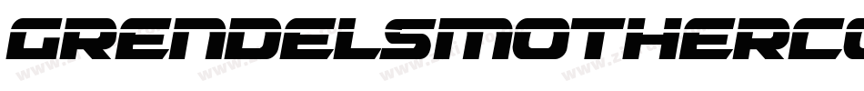 GrendelsMotherCondensItal-3d8L字体转换