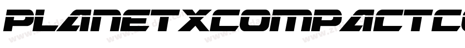 PlanetXCompactCondensItal-1gzv字体转换