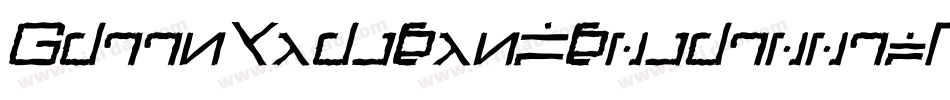 GreenMartianDistressedBold-D8ax字体转换