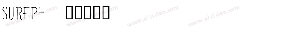 Surfph字体转换