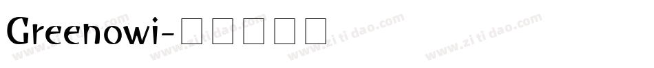 Greenowi字体转换
