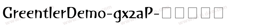 GreentlerDemo-gx2aP字体转换