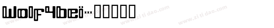 Wolf4bei字体转换