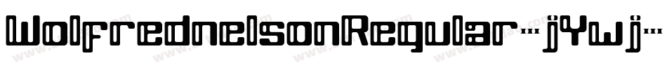 WolfrednelsonRegular-jYwj字体转换