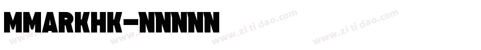 mmarkhk字体转换