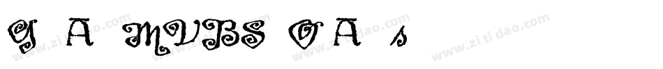 GreymantleMVBStd-Ornaments字体转换