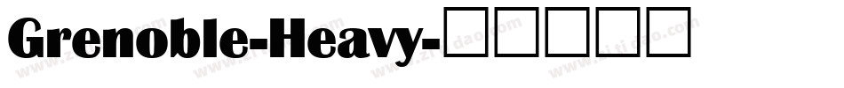Grenoble-Heavy字体转换