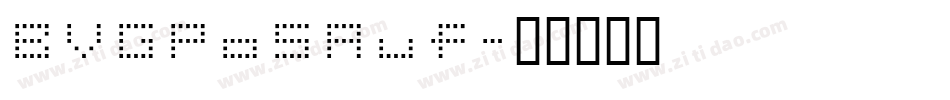 BVGPosAuf字体转换