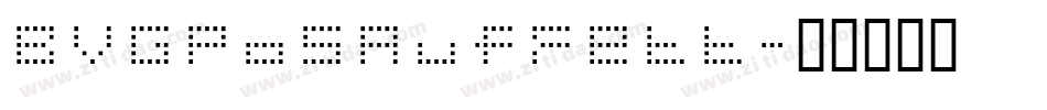 BVGPosAufFett字体转换