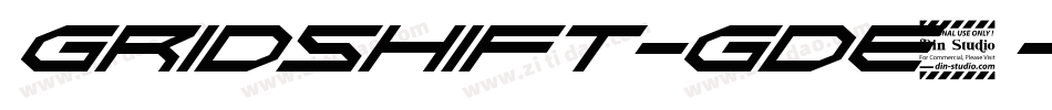 Gridshift-gDe1字体转换