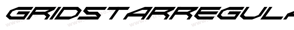 GridstarRegular-axxjm字体转换