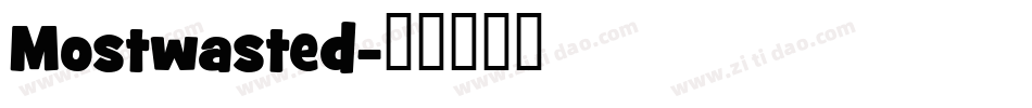 Mostwasted字体转换