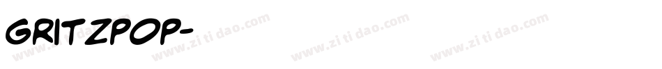 Gritzpop字体转换