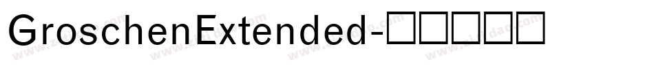 GroschenExtended字体转换