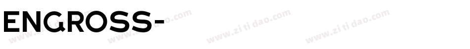ENGROSS字体转换