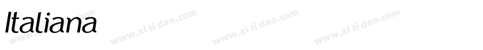 Italiana转换器字体转换