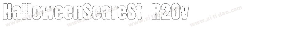 HalloweenScareSt-R2Ov字体转换