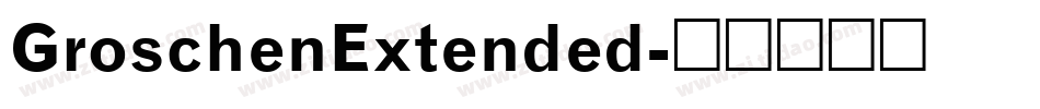 GroschenExtended字体转换