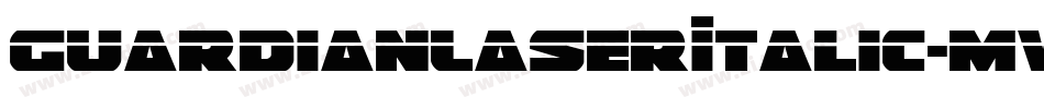 GuardianLaserItalic-MVYXY字体转换