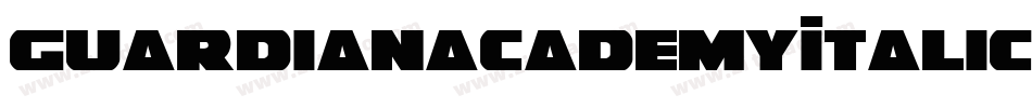 GuardianAcademyItalic-lgZRd字体转换