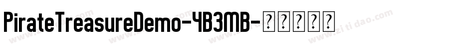 PirateTreasureDemo-4B3MB字体转换