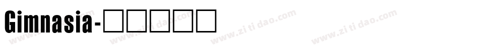 Gimnasia字体转换