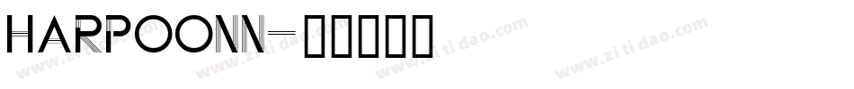 HARPOONN字体转换