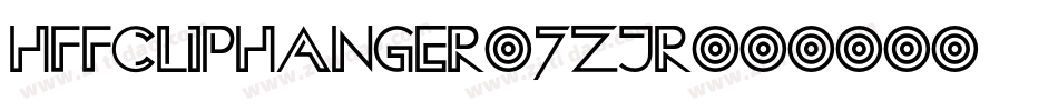 HffClipHanger-7ZjR字体转换