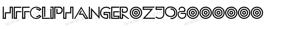 HffClipHanger-Zj08字体转换