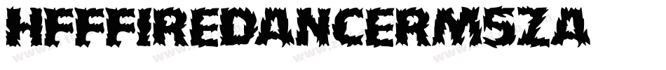 HffFireDancer-m5Za字体转换