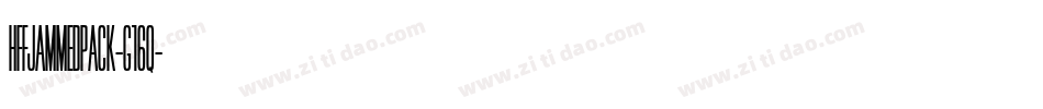 HffJammedPack-G16q字体转换