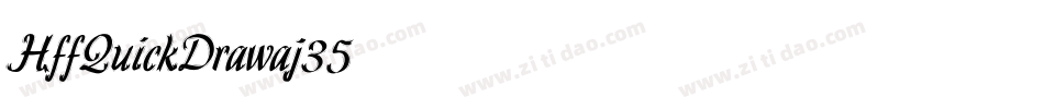 HffQuickDraw-aj35字体转换