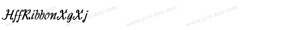 HffRibbon-XgXj字体转换 HffRibbon-XgXj字体转换