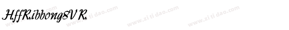 HffRibbon-g8VR字体转换