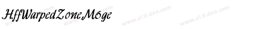 HffWarpedZone-M6ge字体转换