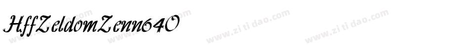 HffZeldomZen-n64O字体转换