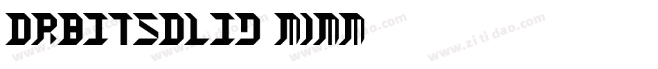 OrbitSolid-m1Mm字体转换