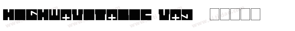 HighwayItalic-yad3字体转换