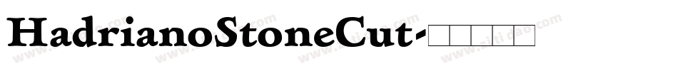HadrianoStoneCut字体转换