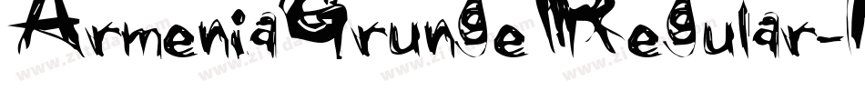ArmeniaGrungeRegular-Ml9p字体转换